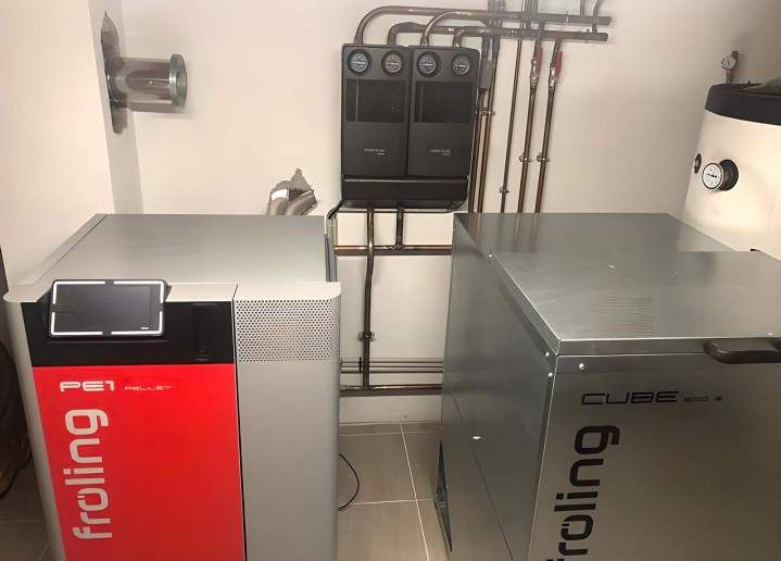 Pose de chaudière bois Decazeville